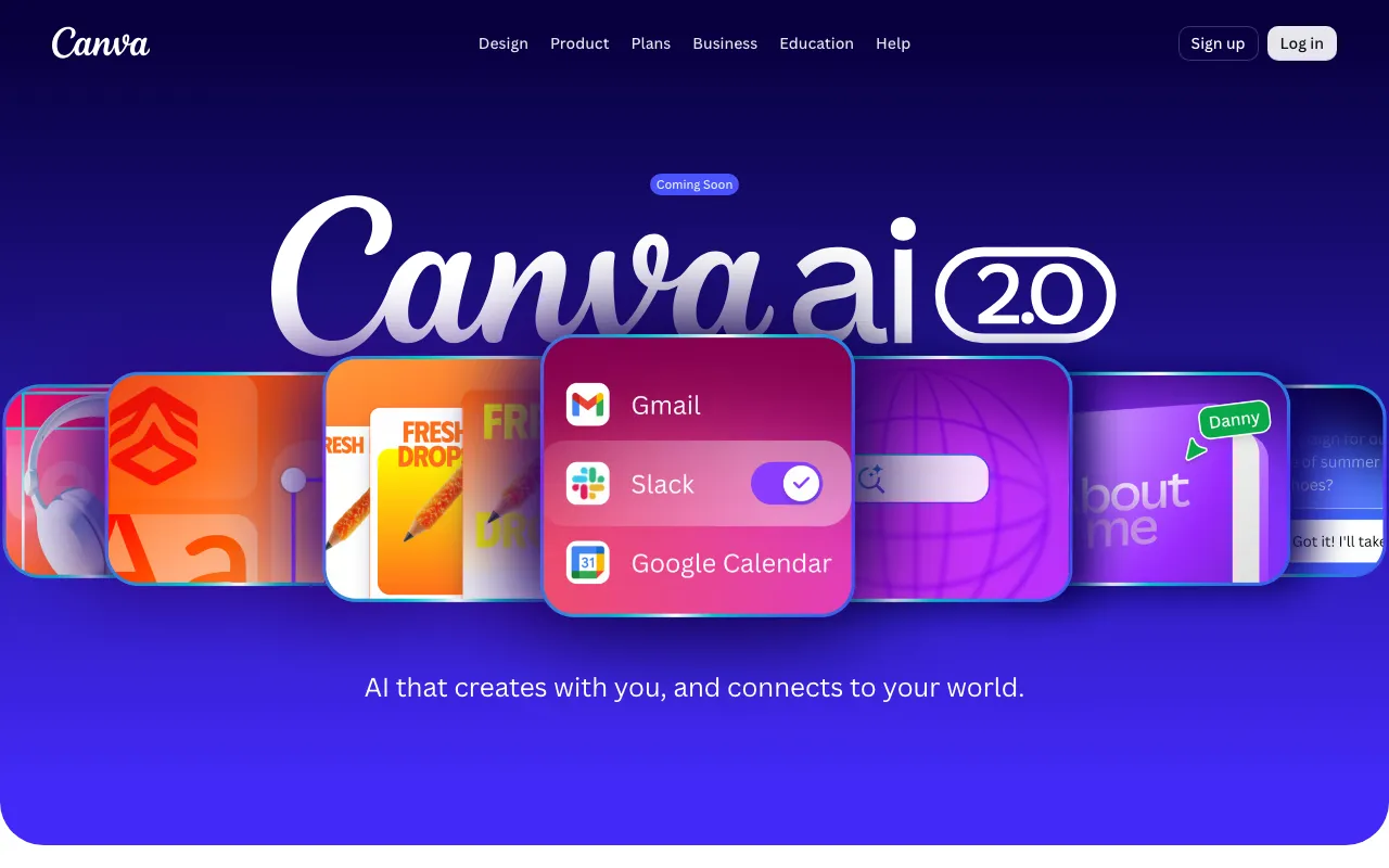 Canva Magic Studio homepage on Sep 19, 2026