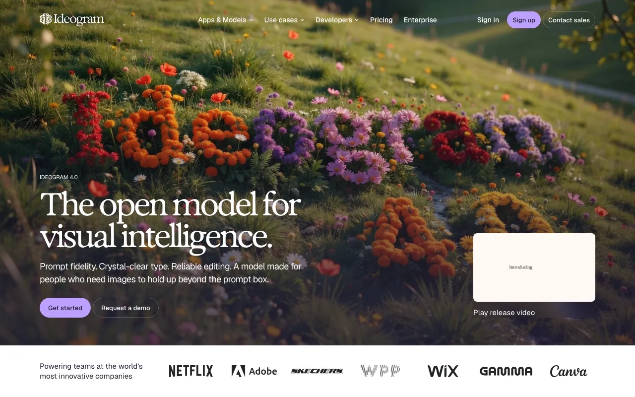 Ideogram homepage on Sep 19, 2026
